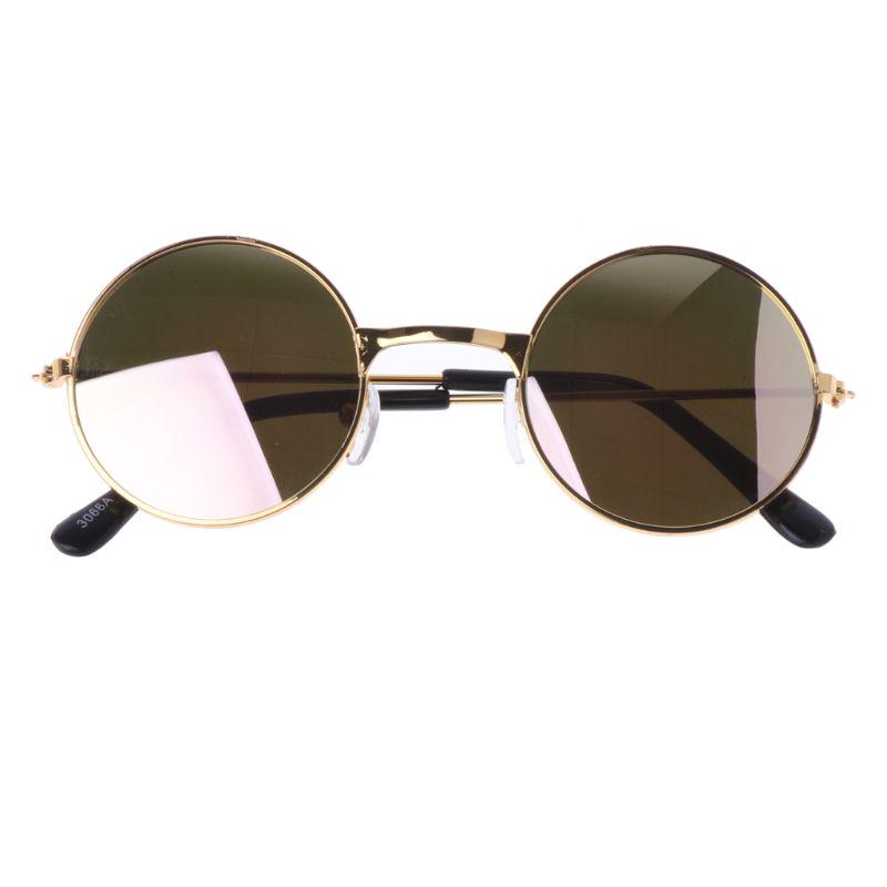 Nové kulaté dětské brýle 2020 Rámeček brýlí pro chlapečky Dívčí rám brýlí Vintage Dětské fotografické rekvizity Gentleman Studio Shoot