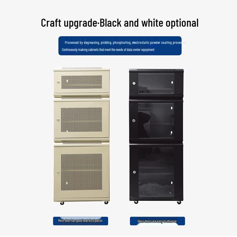 Wall-Mounted Network Rack: 6U/4U/12U Small Cabinet for Monitor Equipment and Switches