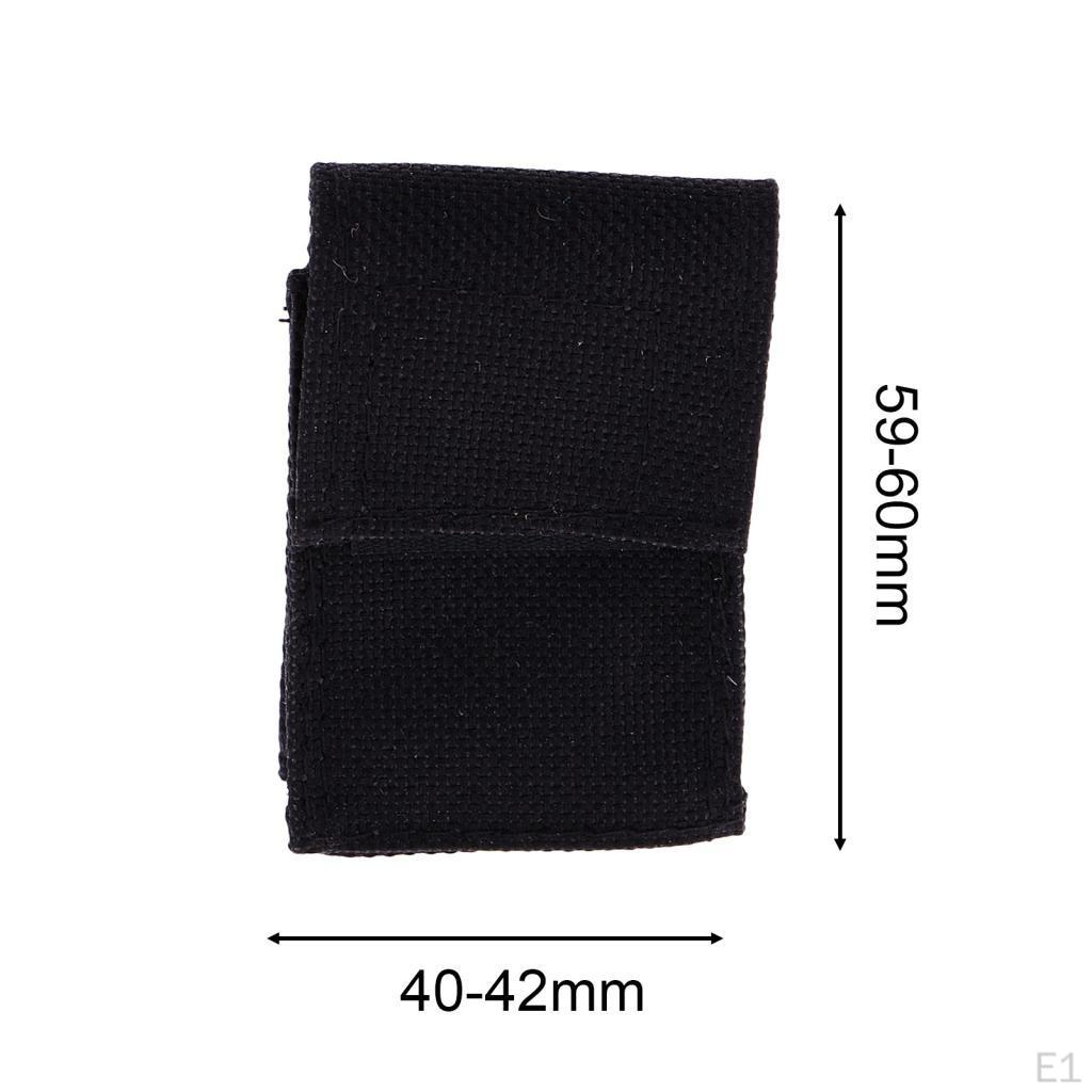 1x 9 Guitar Bass Battery Holder Cover Bag Nylon Container Instrument Accessories