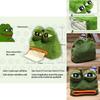 Pepe Sad Frog Plush Tissue Storage Box For Home And Office Use Soft Touch And Novel Design