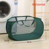 Home Bathroom Mesh Storage Basket Shower Laundry Clothing Dirty Clothes Bag Foldable Portable Business Travel Children's Toy