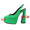 Summer New Brand Women 'S Platform Back Strap Sandals Fashion Thick Sole Bridal Wedding Party Shoes High Heels ,Plus Size 48