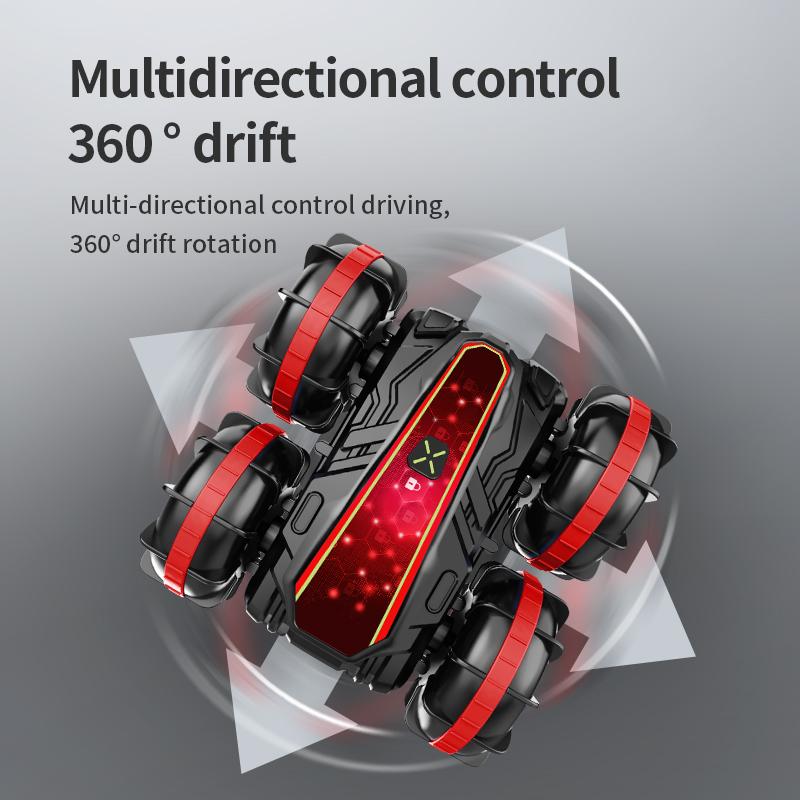 Rc Car Amphibious Remote Control Stunt Car Vehicle Double-sided Flip Driving Drift Outdoor Beach Toys for Boys Children's