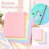2-Pack 3- Binders with Color Document Protector Pockets for Home Organization
