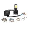 Motorcycle Headlights Fog Lights COB LED Flash Light Integrated External Drive 6/4/3 Side White Light Waterproof Universal 12V