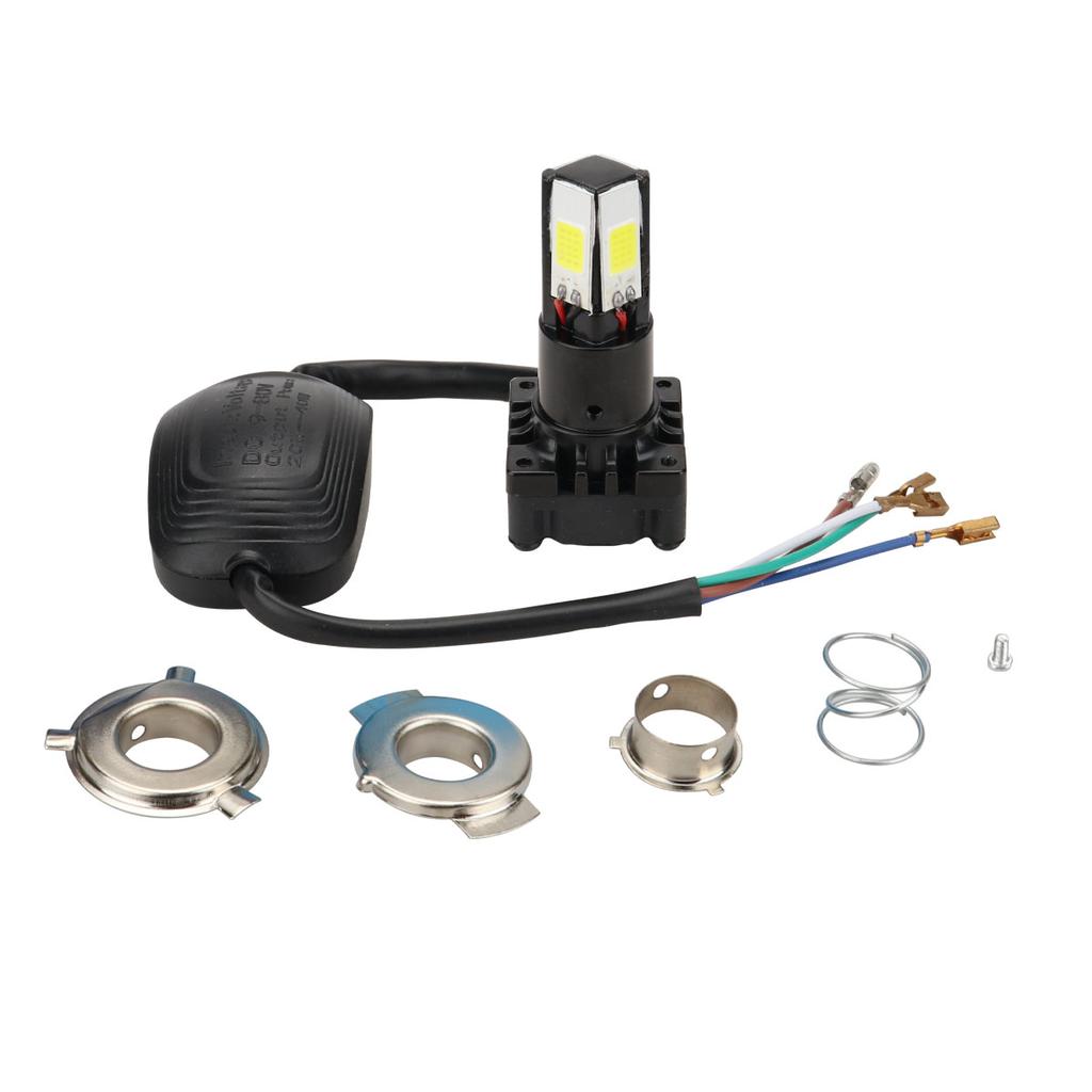 Motorcycle Headlights Fog Lights COB LED Flash Light Integrated External Drive 6/4/3 Side White Light Waterproof Universal 12V