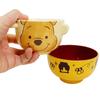 Disney the Pooh Soup Bowl and Rice Bowl "Winnie Pooh" (Crayon Touch) Set, Mini, SAN3003-7