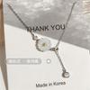 New Temperament Small Daisy 925 Sterling Silver Jewelry Personality Shell Popular Flower Clavicle Chain Necklaces TYB375