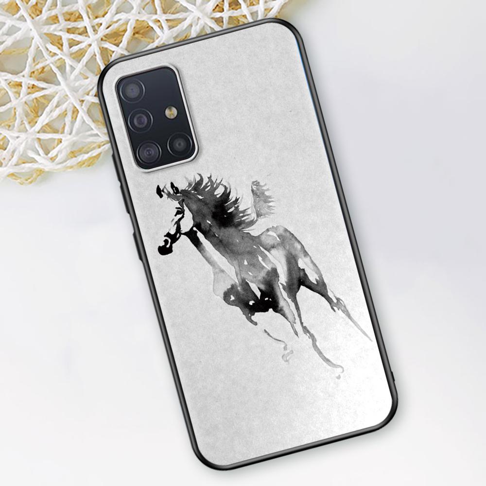 

Чехол для Samsung Galaxy A51 A12 A21s A71 A52 A31 A32 A02s A72 A11 A41 A22 A01 A42 A91, черный мягкий чехол Samsung A21