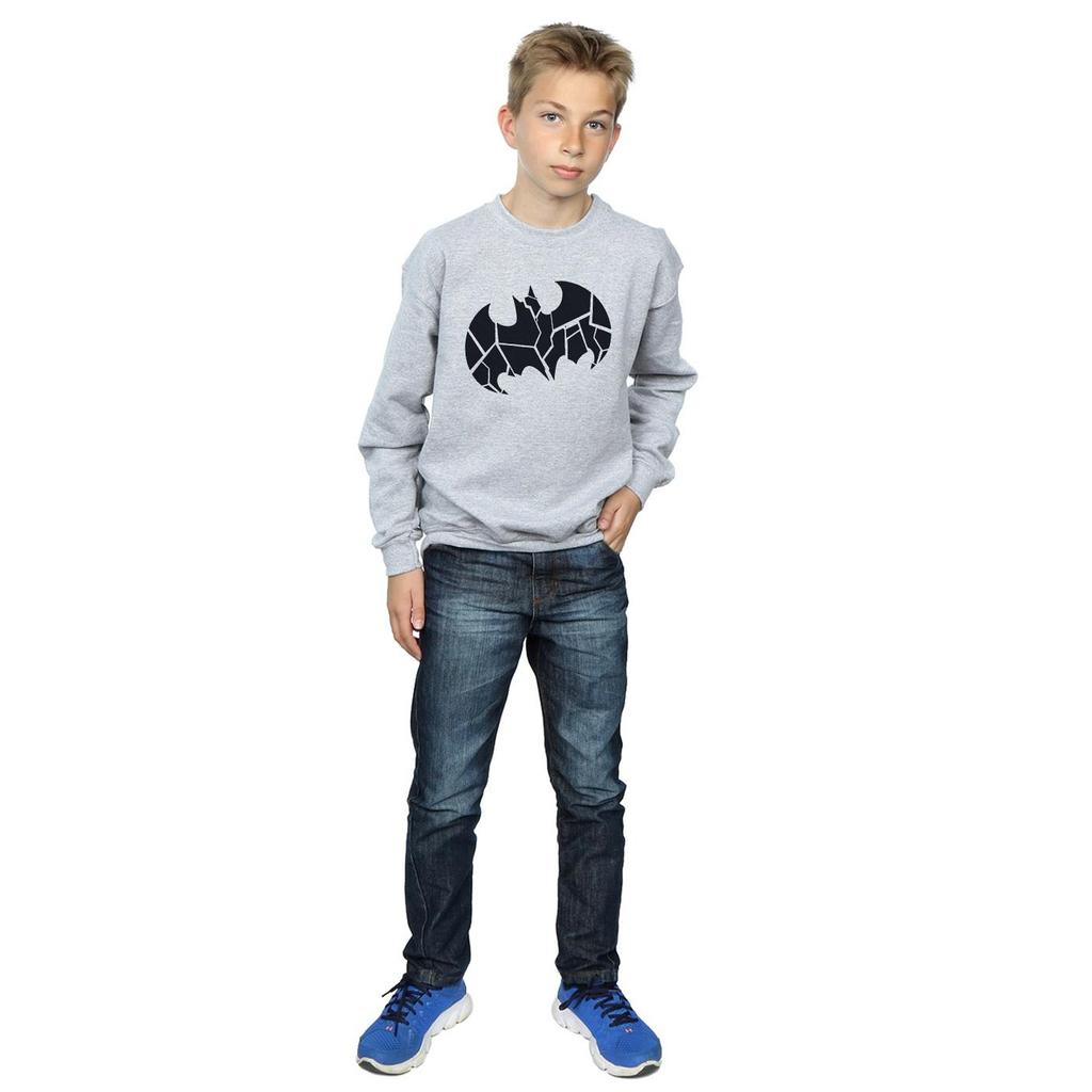 DC Comics Boys Batman One Color Shield Sweatshirt