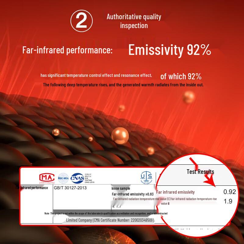 Septwolves Men's Far-Infrared Fleece Thermal Underwear Set