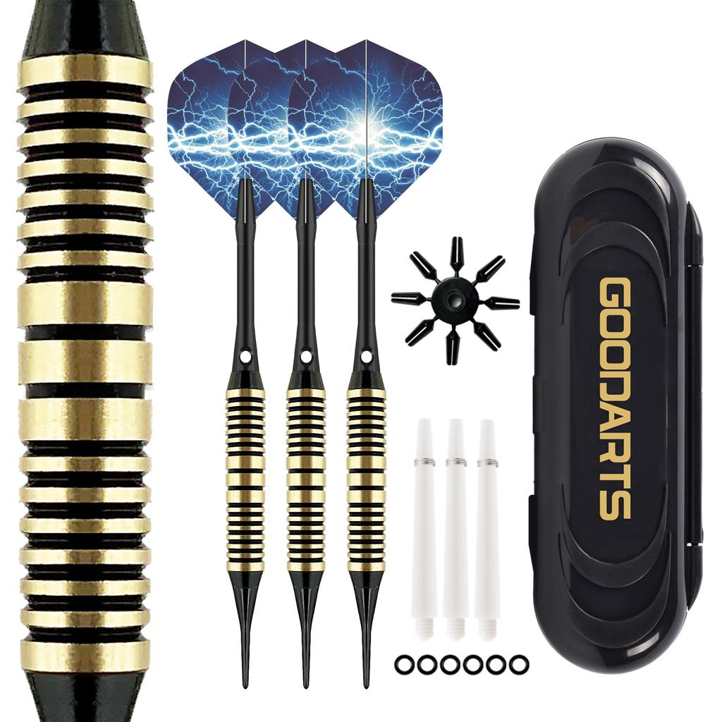 Soft Tip Darts Set Aluminum Shaft Professional Darts Plastic Tip Sets 2BA Replacement Tips