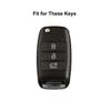 3 Buttons TPU+Leather Car Key Case for Kia Rio 3 K2 Ceed Cerato K3 Sportage 4 Picanto K5 Optima Sorento Forte Stinger 2017 2018
