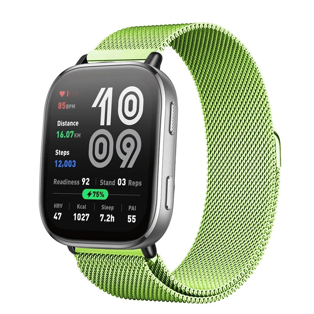Magnetisches Armband für Für Amazfit Bip 6 Armband 22mm Band Metall Mesh Smartwatch Armband Correa Für Amazfit Bip6 Uhrenarmbänder
