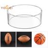 Acrylic Ball Stand Clear Round Display Stand Support Holder For Football Basketball Rugby Soccer