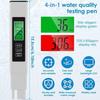 Multi-Function Tds Meter Portable Digital Water Purity Tester Water Tester  for Drinking 0-9999 ppm