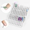 Iridescent Tungsten Steel Nail Polishing & Dead Skin Removal Set