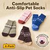 1 Set Anti Slip Puppy Sock Breathable Dog Paw Protector Sock New Dog Sock  Daily Paw Protection