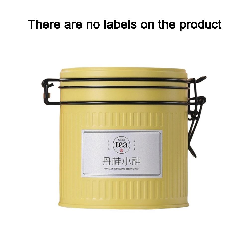 Tinplate Tea Tin Can Round Candy Jar Multi-functional Tea Packaging Box  Coffee