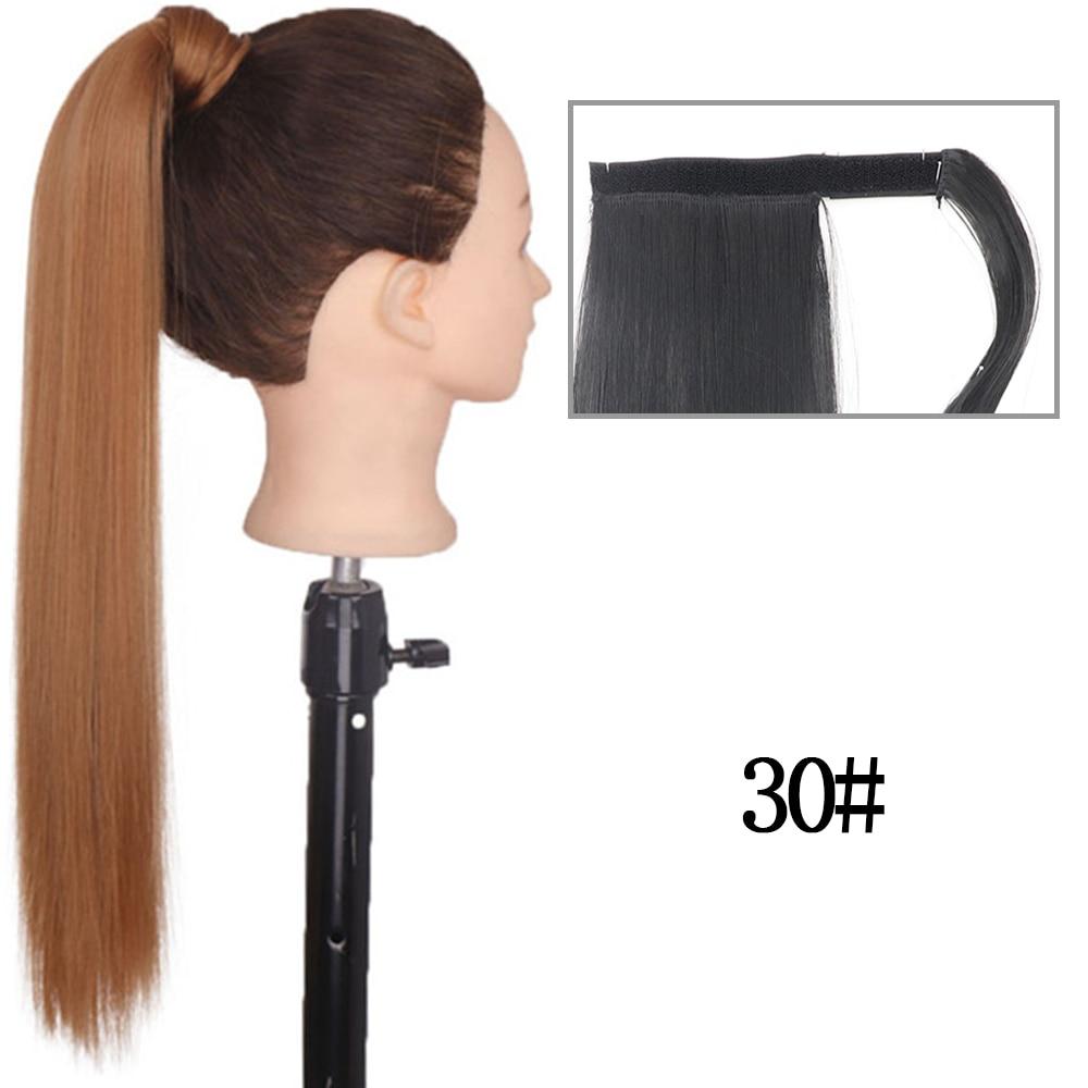 MERISIHAIR 22"34" Long Straight Clip In Hair Tail Nature Fake Ponytail Extension Hairpiece with Hairpins High Temperature Fiber Synthetic Ponytail