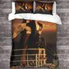 Juego de ropa de cama con funda nórdica y funda de almohada de la película Titanic, decoración para dormitorio de adulto, niño o niña, regalo para niños, tamaño individual o doble.