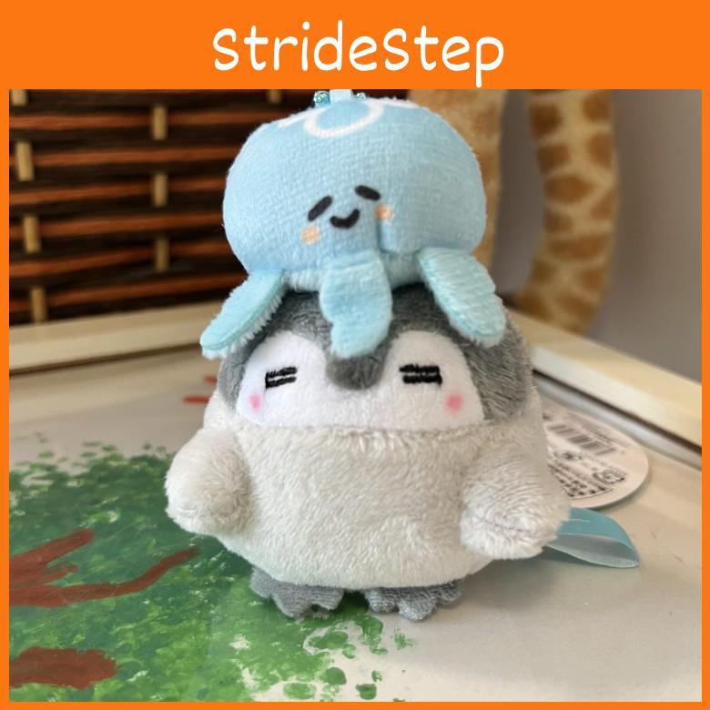 Potted Cute Bundle Yellow Duck Shaped Penguin Plush Toy Pendant For Bag Decor