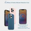 "iPhone 16 Magnetic Case for Apple 13 Pro - Official Magsafe Liquid Silicone Cover with Animation"