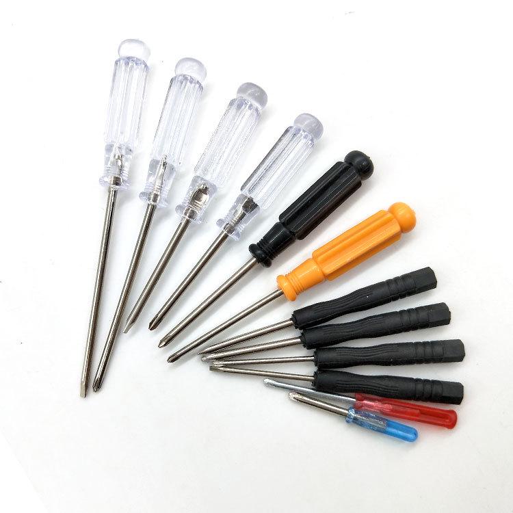Mini 3.0 Flathead & 2.0 Phillips Head Toy Screwdriver Set 80MM Black Phillips 2.0* Screwdriver*2