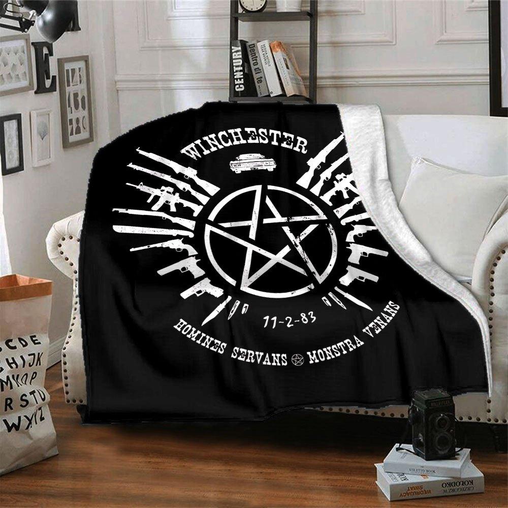 1pc Supernatural 14 Blanket Soft Warm Throw for Home, Office, Travel All Season Cozy Bedding Gift, Office Cozy Accessory