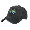 Casual Marathon Game Baseball Caps Unisex Women Distressed Denim Headwear MIDA Outdoor Summer Adjustable Fit Caps Hat