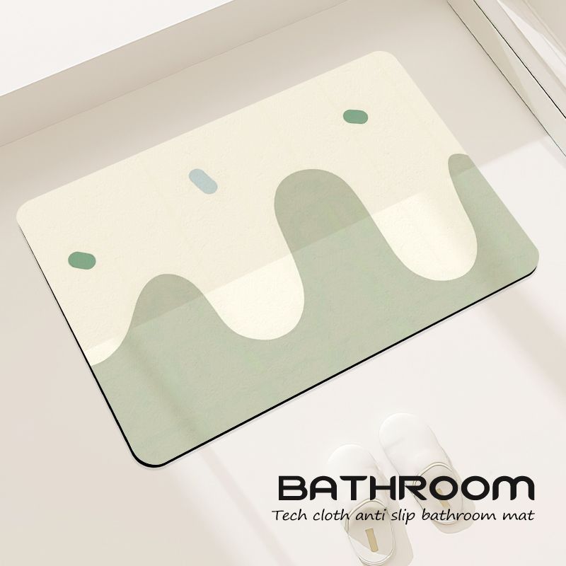 

Простой десертный коврик для ванной комнаты, бытовой коврик для двери ванной комнаты, креативная милая подушка, диатомовая грязь, простой абсорбирующий коврик 40X60cm 15.7X23.6in