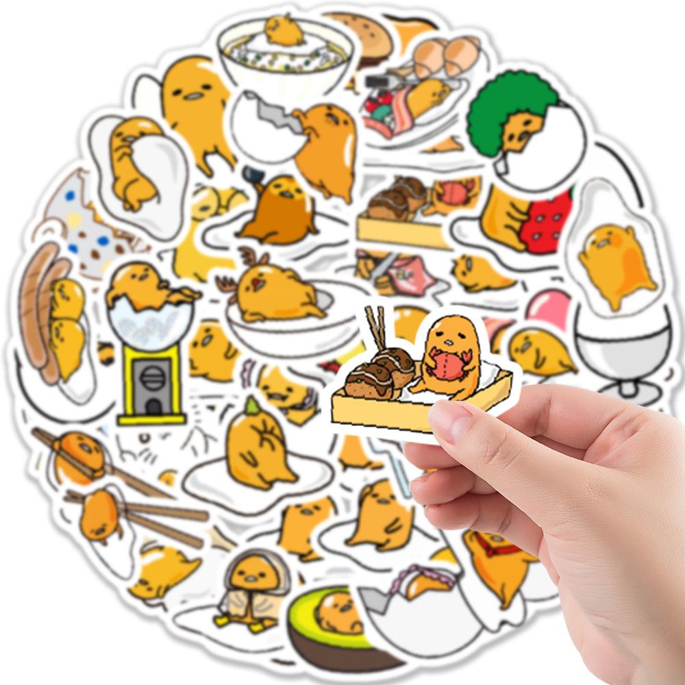 50 Cartoon Stickers for Notebooks, Water Bottles, Luggage & More
