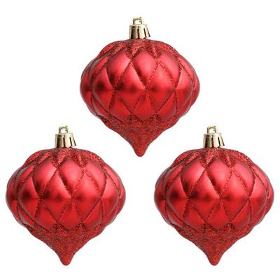 Fashion Fine Texture Christmas Ball Pendant Shiny DIY Christmas Balls Ornament Plastic Painted Thread Ball Home Decor