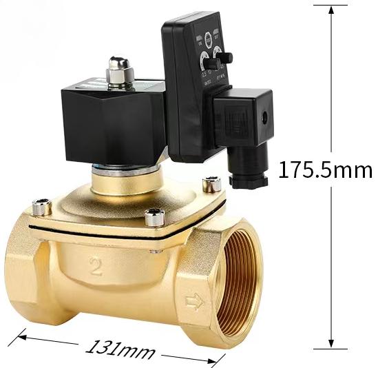 220VAC 24VDC Brass Valve with Automatic Switch of Electronic Drain Valve for Air Compressor
