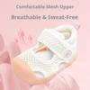 Summer Breathable Mesh Walking Sandals Soft Anti-Slip Sneakers for 0-2 Years Old Baby Boys Girls