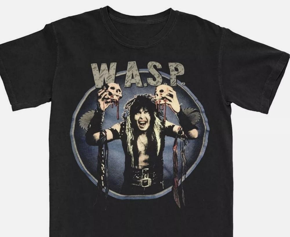 New Rare 80s W.A.S.P Band Gift For Fans Men T-Shirt Unisex T-Shirt M