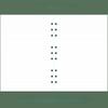 B5 Loose Leaf 9 Holes Notebook Refill Spiral Binder Inner Page Weekly Monthly To Do Line Dot Grid Inside Paper Stationery