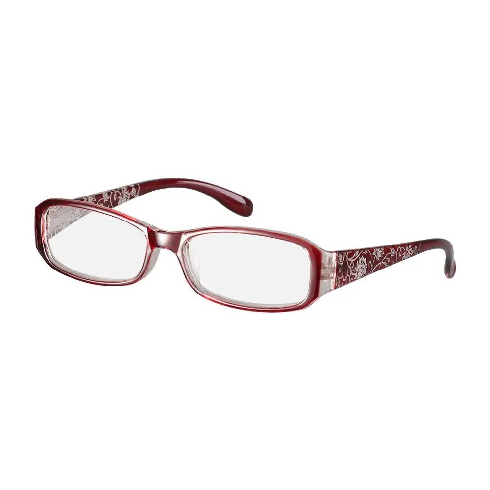 Magnifying Ultra Light Resin Eye wear Print Flower Reading Glasses Vision Care Eyeglasses +1.00~+4.0 Diopter
