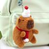 Capybara Plush Keychain: Cute Pull-out Toy & Internet Celebrity Pendant Charm