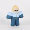 Game Wellworks Waffle Head Plush Toy Two Tone Zip Jacket Stuffed Doll Roblox Game Character Plush for Kids Home Decor Backpack Gift Game Fans Present