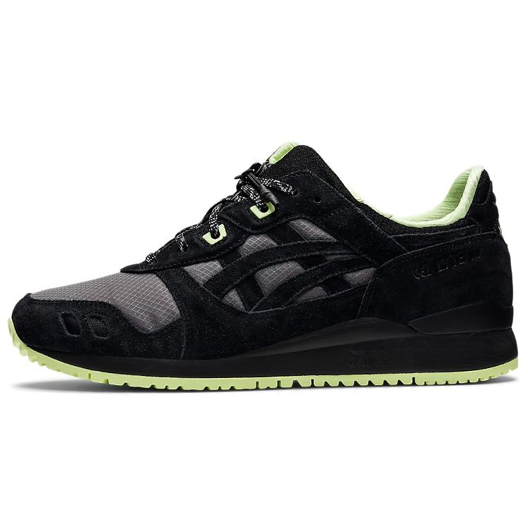 Asics Gel-Lyte 3 Casual Retro Low-Top Running Shoes Men sneaker Black Gray 1203A186-001