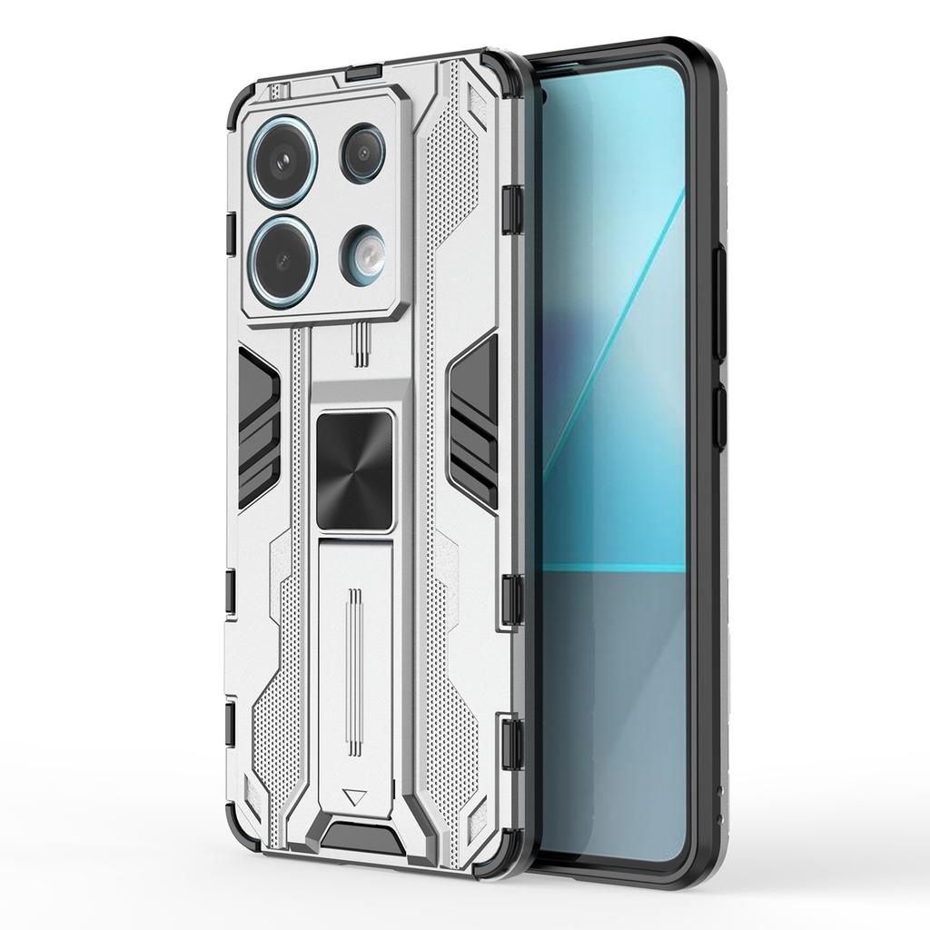 For Xiaomi Redmi Note 13 Pro 5G/Poco X6 5G Kickstand Case Anti-drop Phone Cover