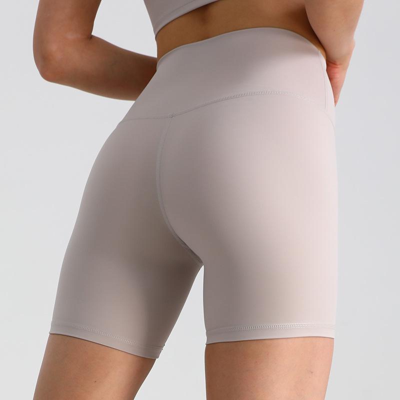 High Waist Butt-Lifting Yoga Shorts - Three-Quarter Length for Slimming and Fitness