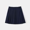 Navy Sailor Collar JK School Uniform - White, Two-Line Suit & Pleated Skirt
