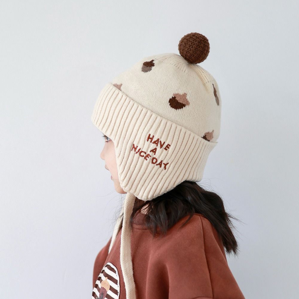 Chapeau d'hiver pour bébé au crochet coupe-vent doux pour enfants protège-oreilles saison hivernale