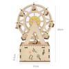 Students Diy Wooden Rotating Music Ferris Wheel To Make Sounds Scientific Crafts