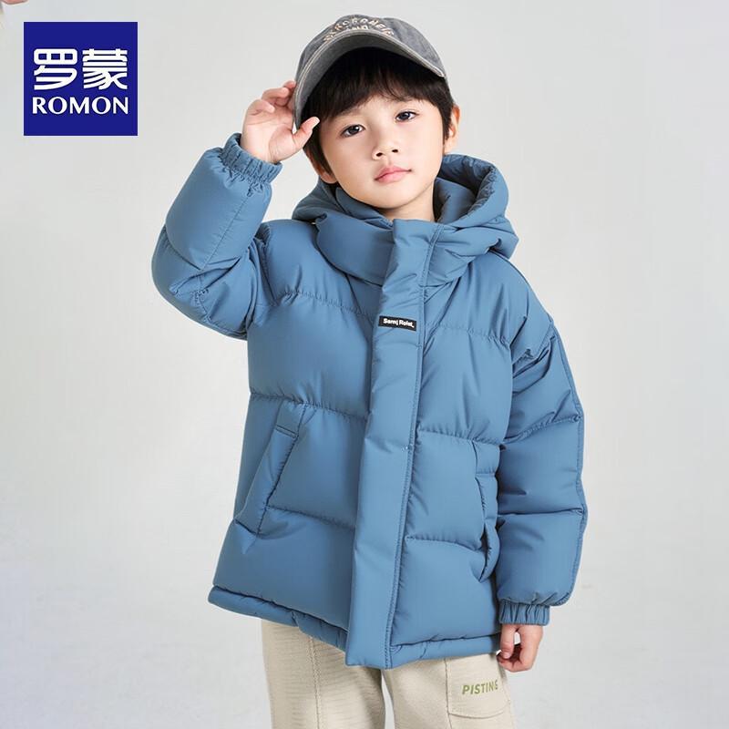ROMON Kids Goose Down Hooded Winter Padded Jacket 140