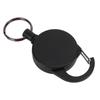 High Resilience Stainless Steel Wire Rope Keychain Metal Retractable Anti Lost Key Chain for Outdoor