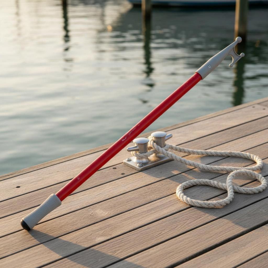 Telescopic Boat Hook Lightweight Extendable Mooring Pole Secure Locking