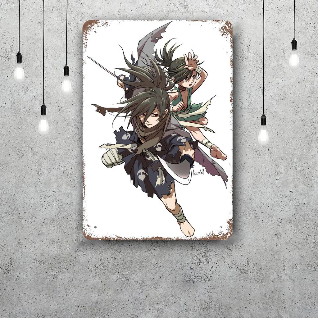 hyakkimaru anime Vintage Metal Tin Signs Posters Decor Retro Metal Plaque Wall Art Decor for Garage Bar